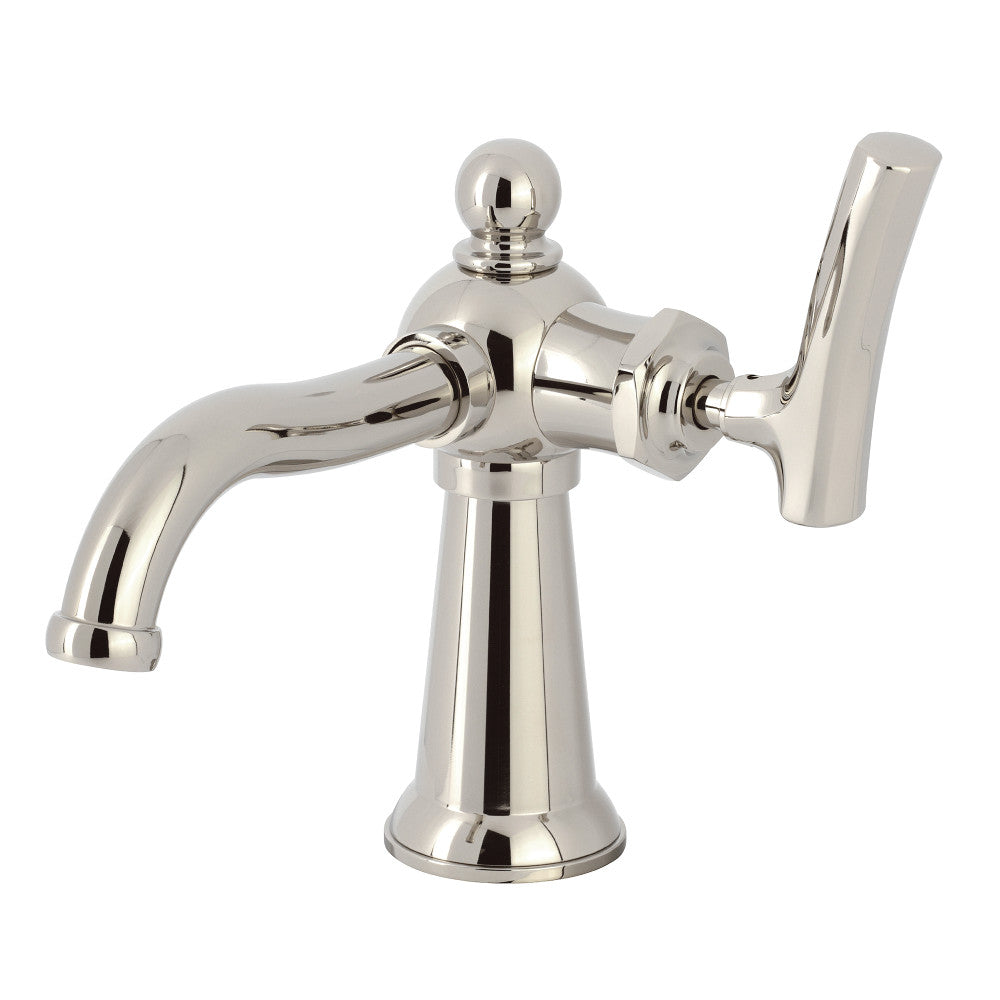 Hallerbos Single-Hole Bathroom Faucet in Polished Nickel