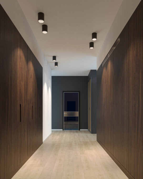 5in cylinder flushmount