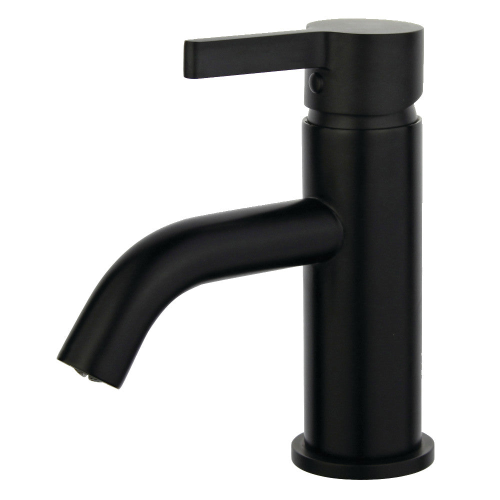 Continental Single-Hole Bathroom Faucet in Matte Black