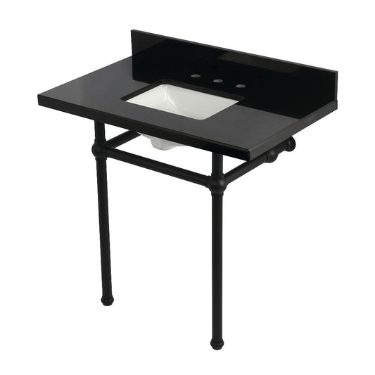 Templeton 36 Inch Console Sink in Black