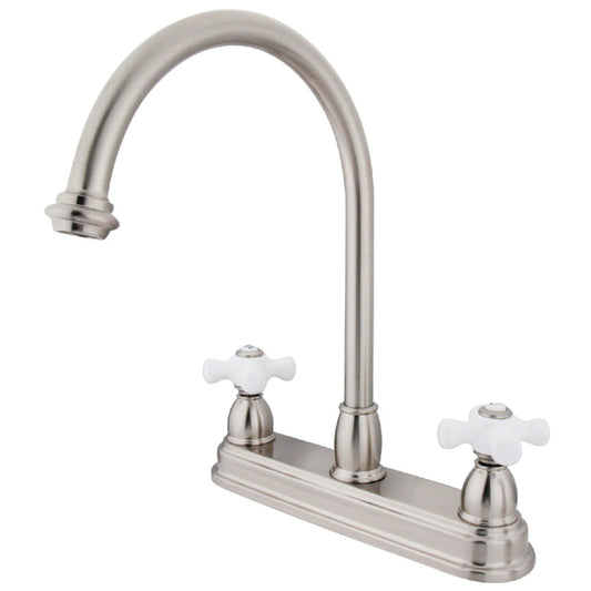 Restoration Centerset Kitchen Faucet in Brushed Nickel