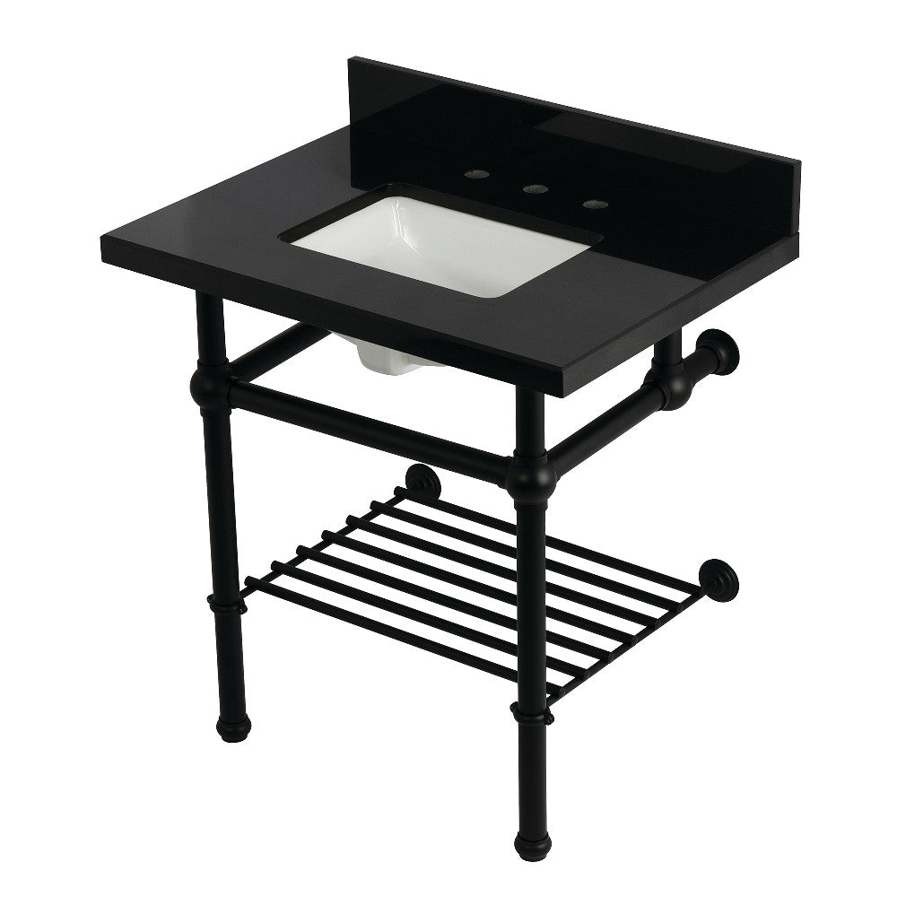 Templeton 30 Inch Console Sink in Black