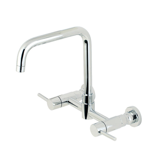 Concord Wall Mount Kitchen Faucet in Polished Chrome