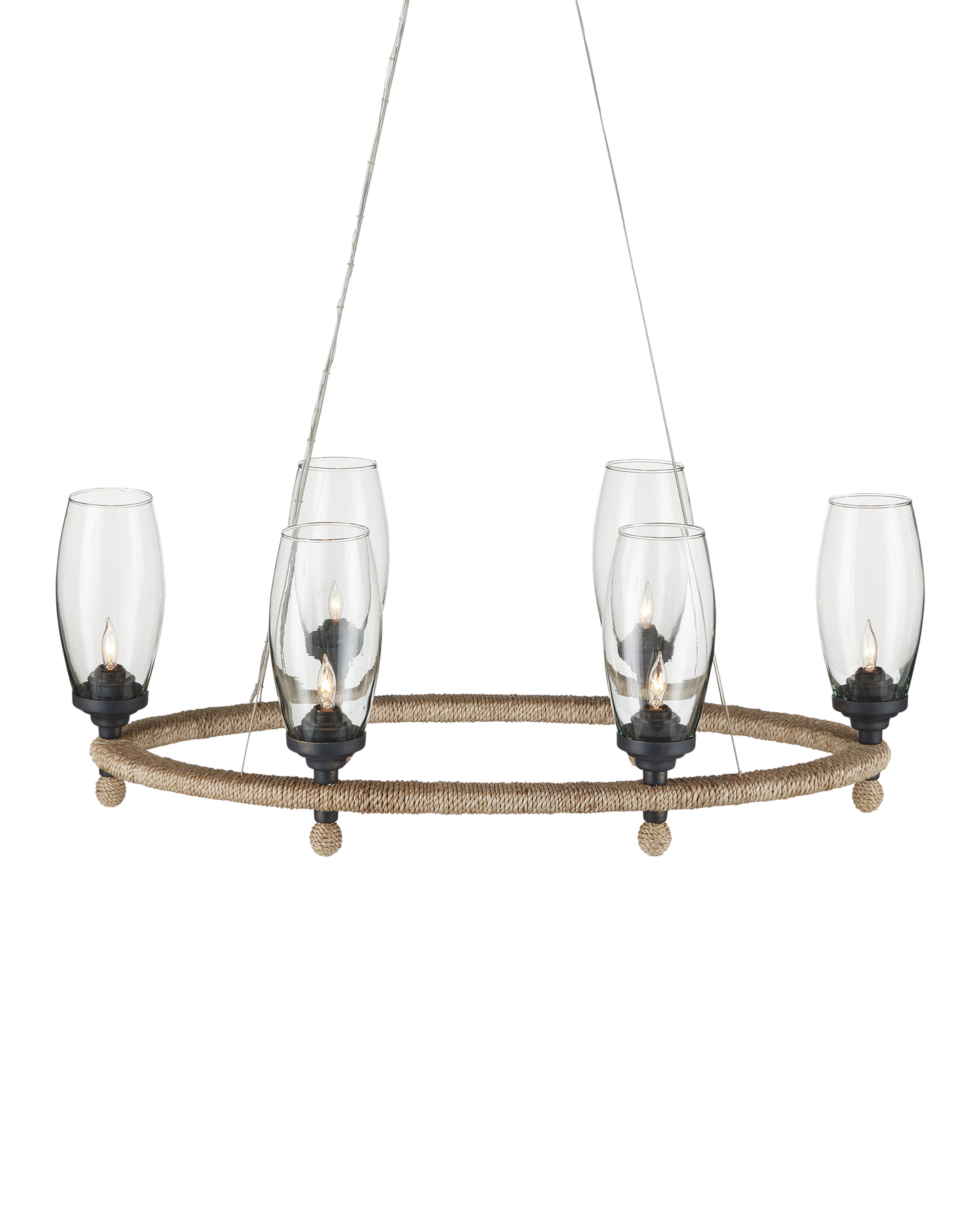 Hightider Glass Oval Chandelier