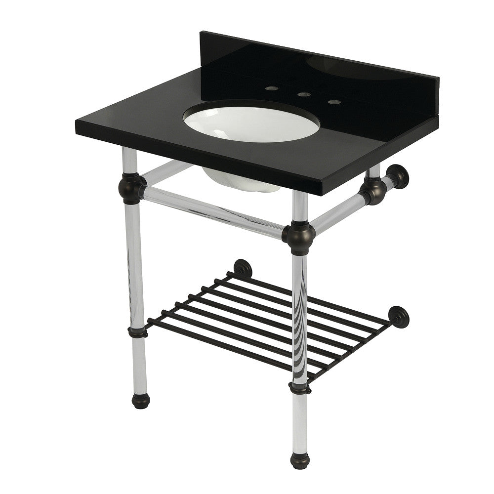Templeton 30 Inch Console Sink in Oil Rubbed Bronze