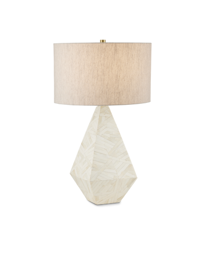 Elysium White Table Lamp