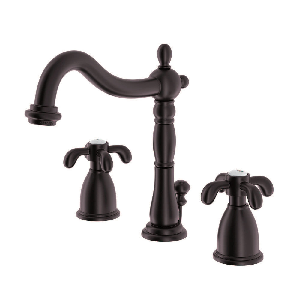 French Country Widespread Bathroom Faucet in Oil Rubbed Bronze