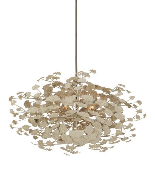 Maidenhair Cream Semi-Flush Mount