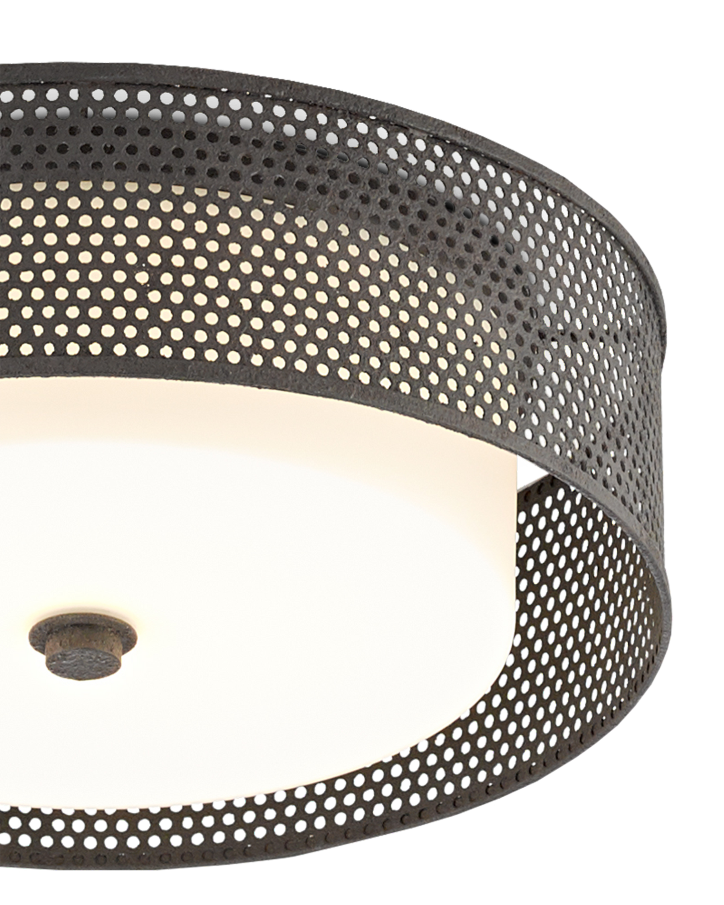 Notte Black Flush Mount