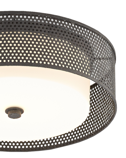 Notte Black Flush Mount