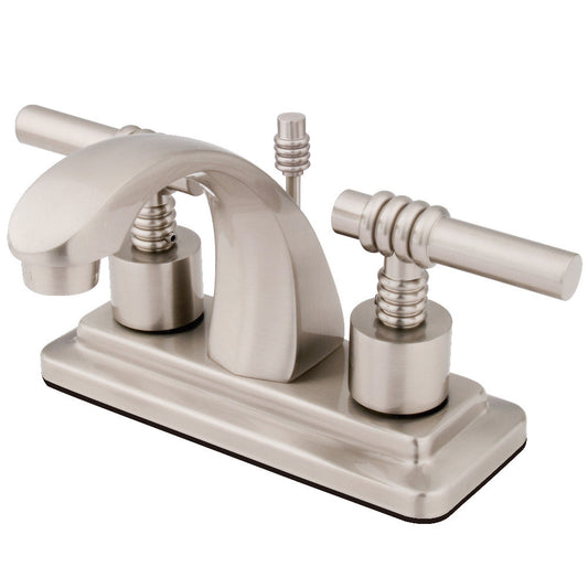 Milano 4 Inch Centerset Bathroom Faucet in Brushed Nickel