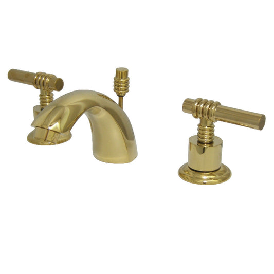 Mini-Widespread Bathroom Faucet in Polished Brass