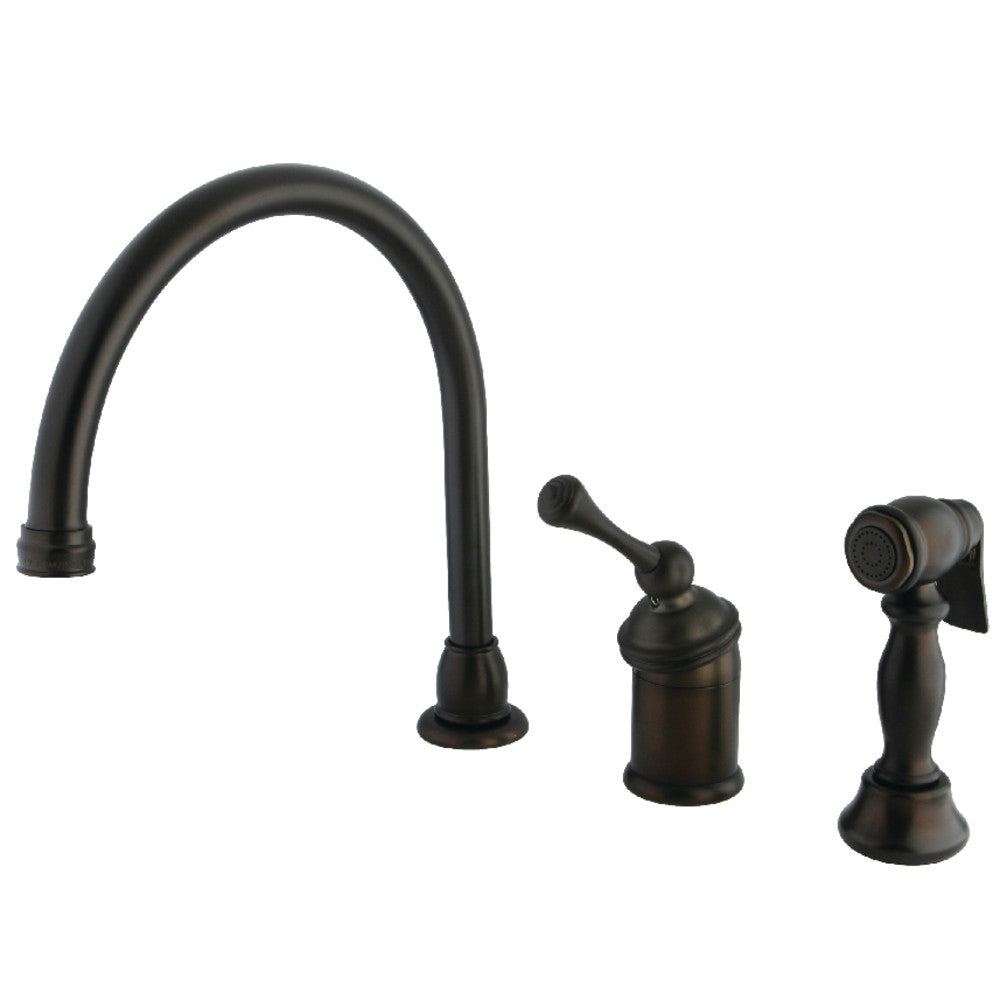 Georgian Widespread Kitchen Faucet in Oil Rubbed Bronze