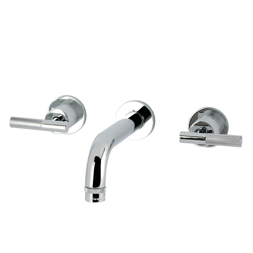 Convergent Wall-Mount Bathroom Faucet in Polished Chrome