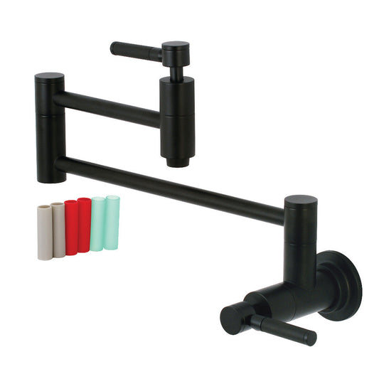Kaiser Pot Filler Faucet in Matte Black