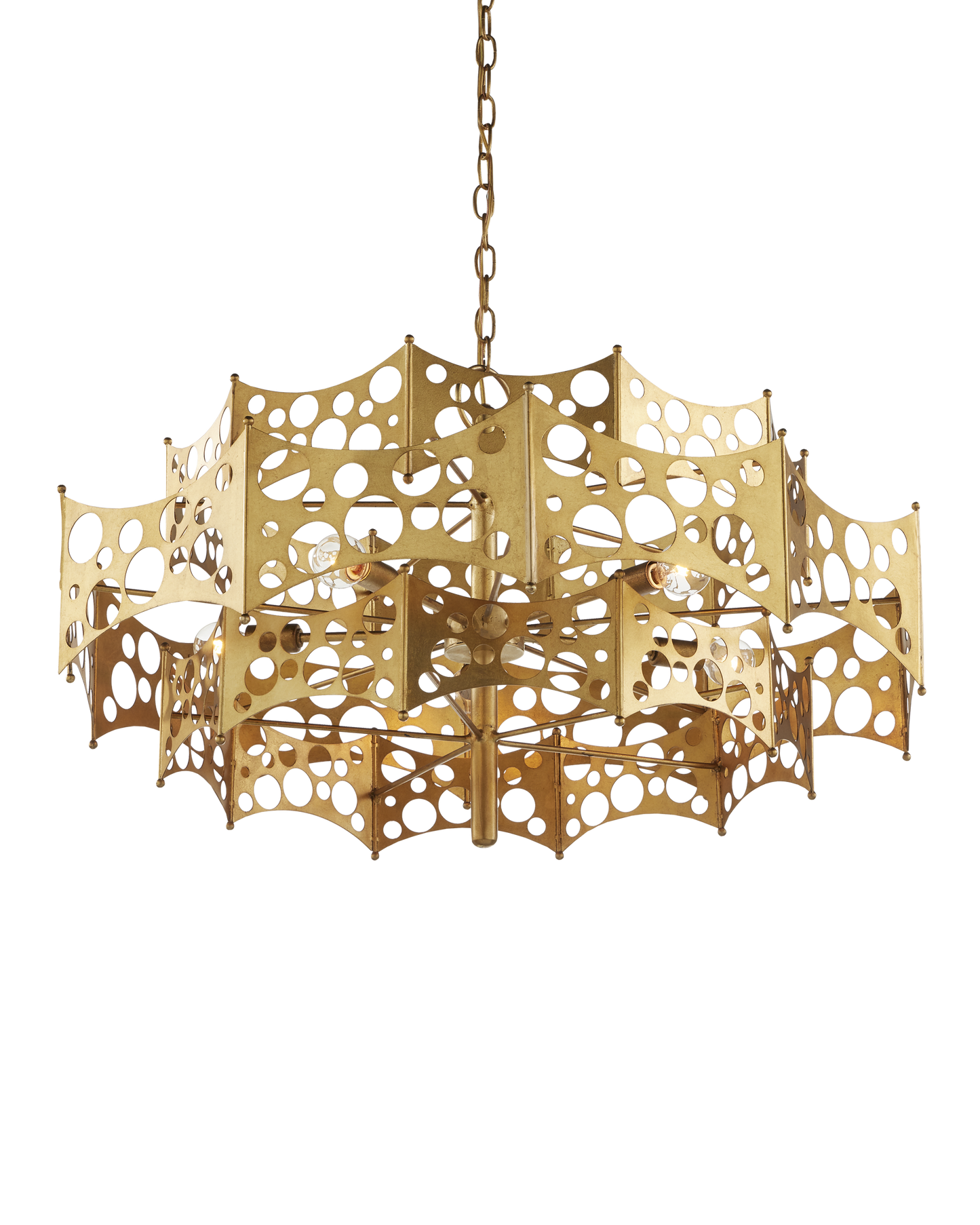Emmental Gold Chandelier