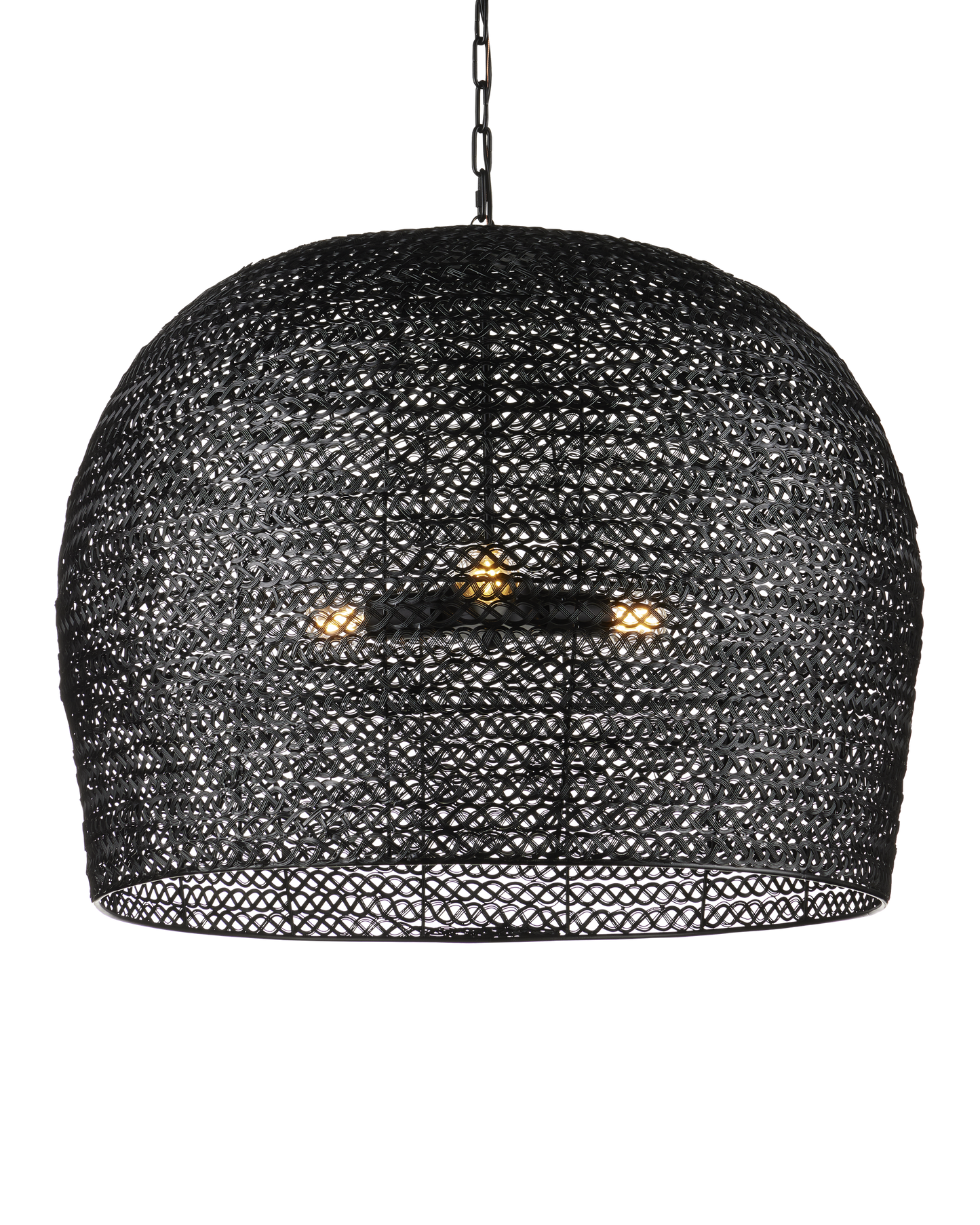 Piero Large Black Chandelier