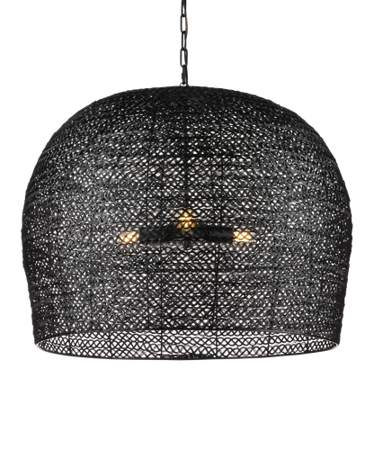 Piero Large Black Chandelier