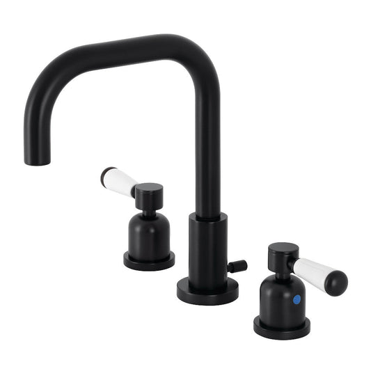 Paris Widespread Bathroom Faucet in Matte Black