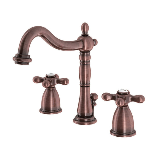Heritage Widespread Bathroom Faucet in Antique Copper
