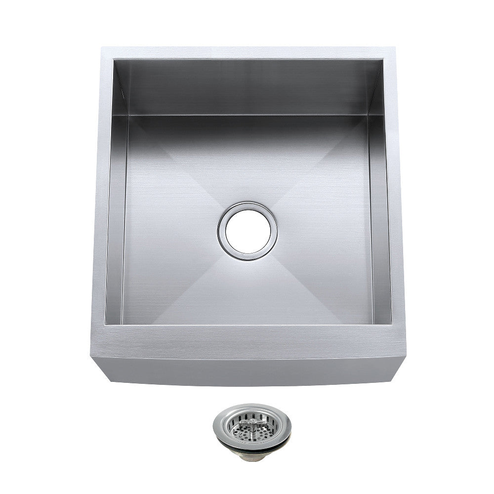 Denver 21 Inch Farmhouse Kitchen Sink in Polished Chrome