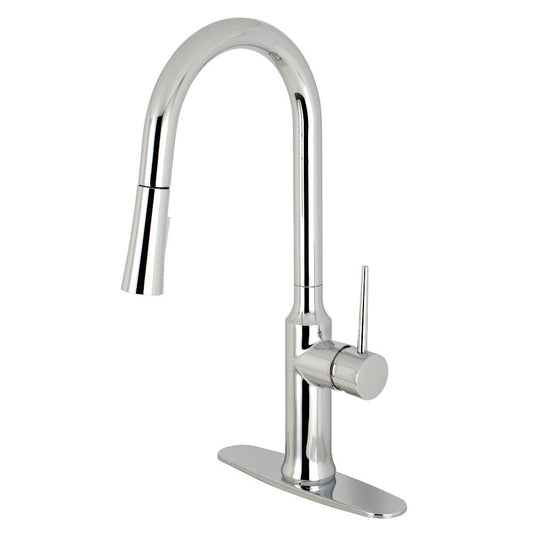 New York Pull-Down Kitchen Faucet in Polished Chrome