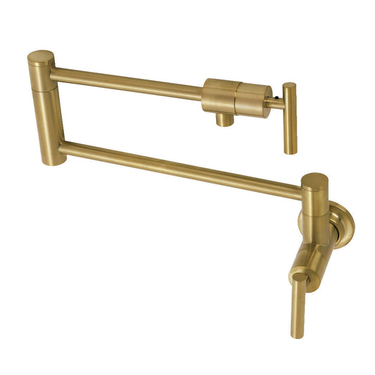 Manhattan Pot Filler Faucet in Brushed Brass
