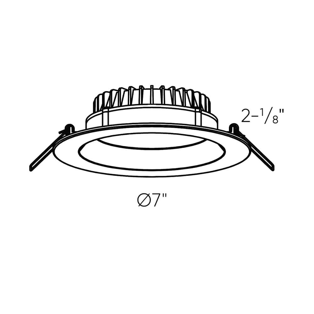 6" Deep regressed panel 5CCT