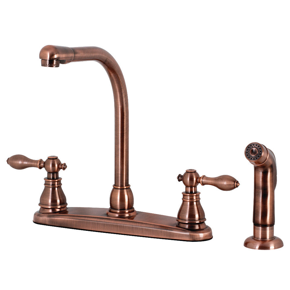 American Classic Centerset Kitchen Faucet in Antique Copper