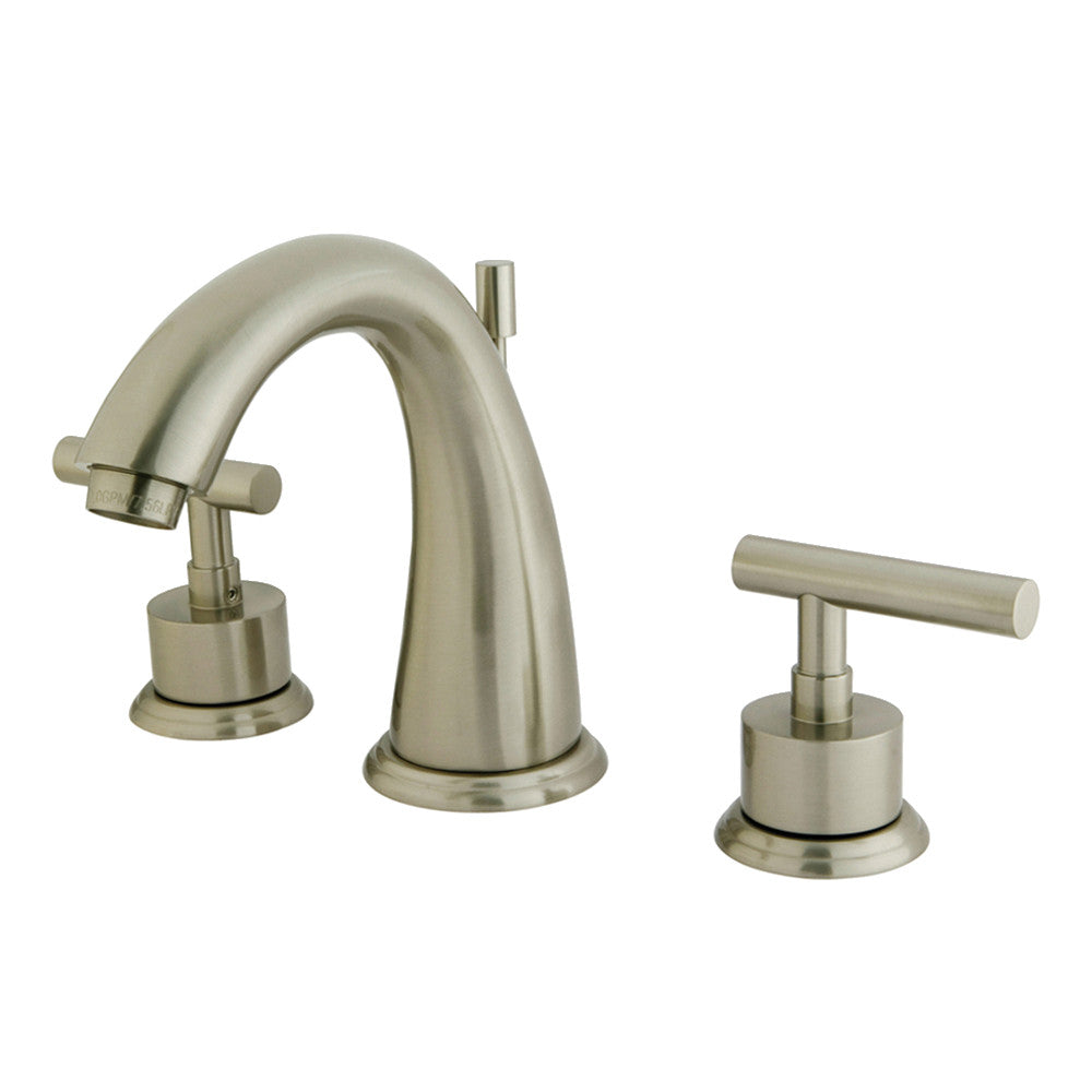 Manhattan Widespread Bathroom Faucet in Brushed Nickel