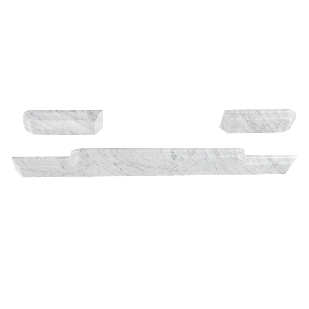 Pemberton 30 Inch Vanity Sink Top in Carrara White