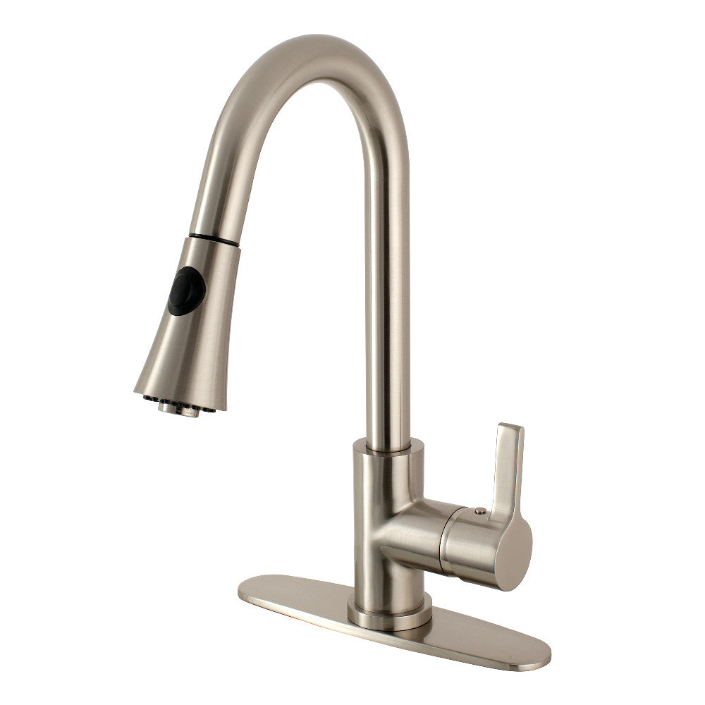 Continental Pull-Down Kitchen Faucet in Brushed Nickel