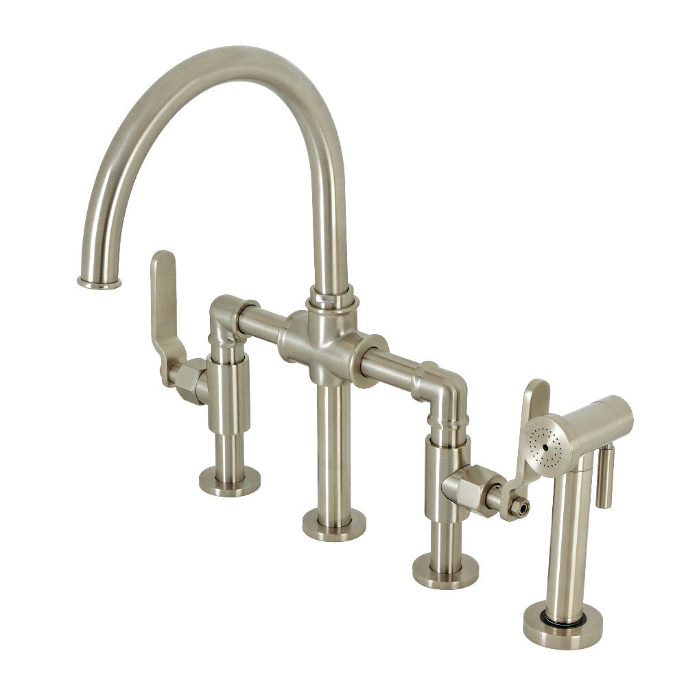 Whitaker Bridge Kitchen Faucet in Brushed Nickel