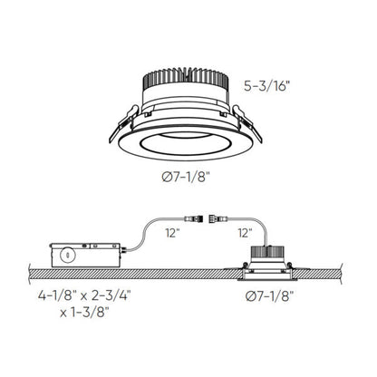 6" Regressed Gimbal Downlight
