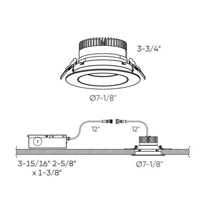 6" Gimbal Recessed Dim to Warm