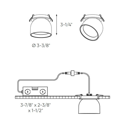 Multi CCT Round gimbal recessed light