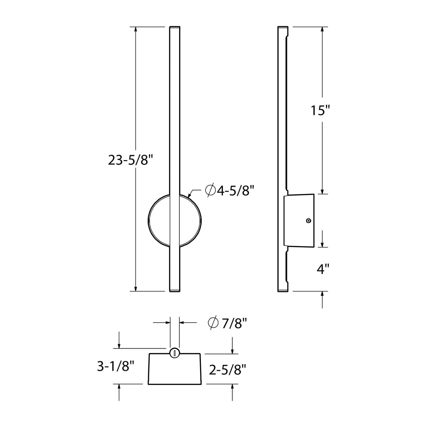 24'' Indirect linear wall sconce
