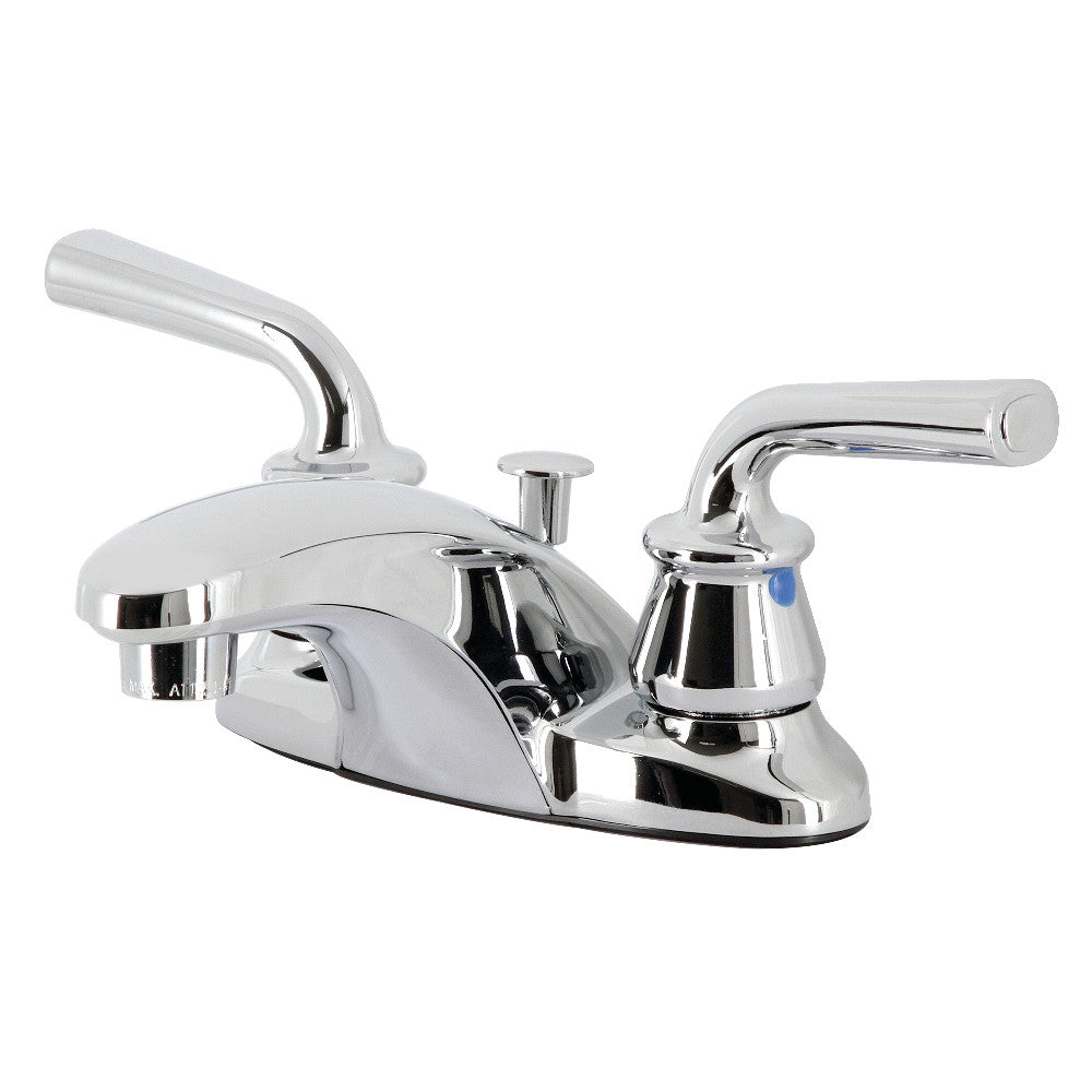 Restoration 4 Inch Centerset Bathroom Faucet in Polished Chrome