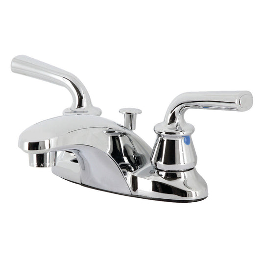 Restoration 4 Inch Centerset Bathroom Faucet in Polished Chrome
