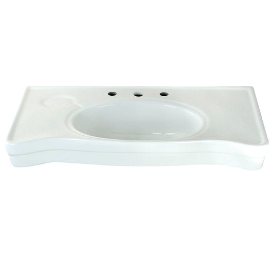 Imperial 35.81 Inch Console Sink in White