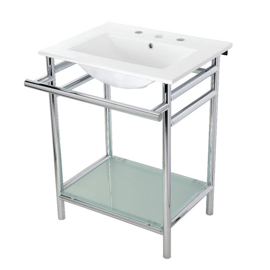 Sheridan 24 Inch Console Sink in White