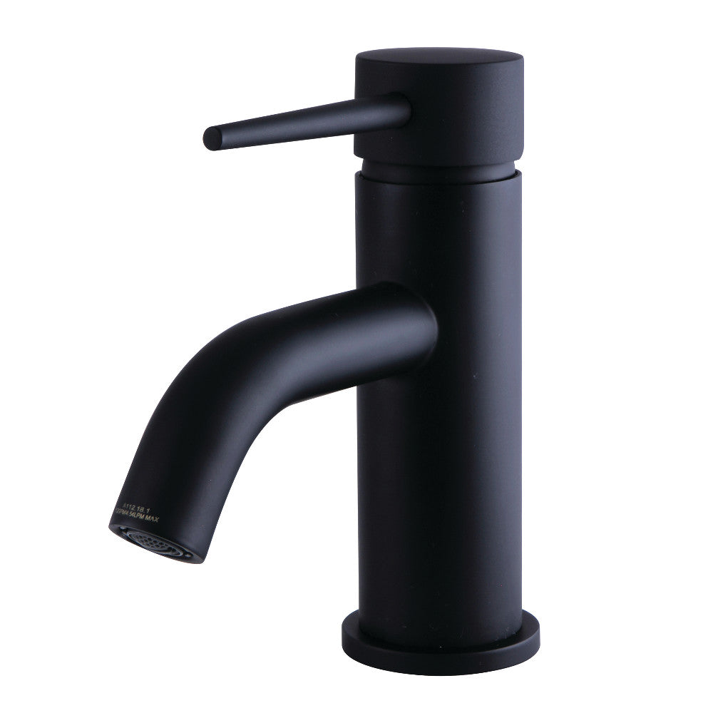 New York Single-Hole Bathroom Faucet in Matte Black