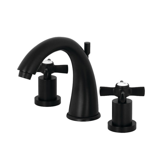 Millennium Widespread Bathroom Faucet in Matte Black