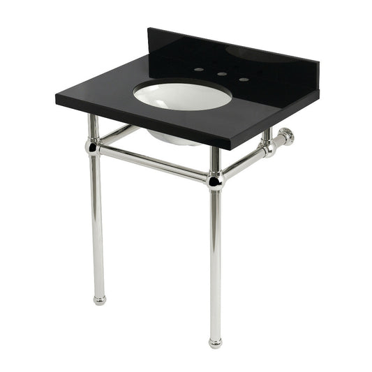 Templeton 30 Inch Console Sink in Polished Nickel