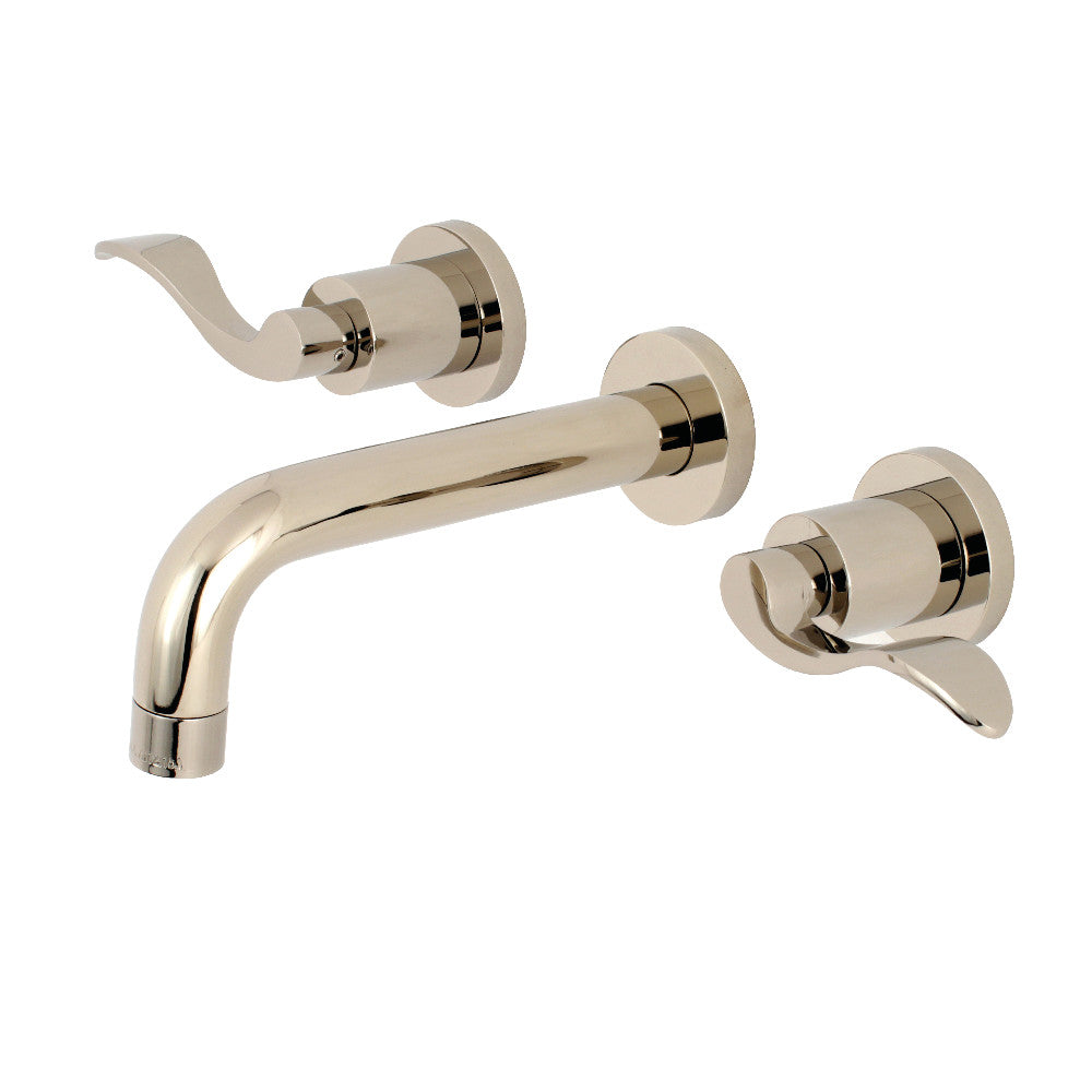NuWave Wall-Mount Bathroom Faucet in Polished Nickel