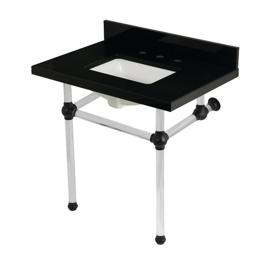 Templeton 30 Inch Console Sink in Black
