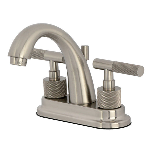 Convergent 4 Inch Centerset Bathroom Faucet in Brushed Nickel