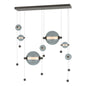 Abacus 7-Light Double Linear LED Pendant