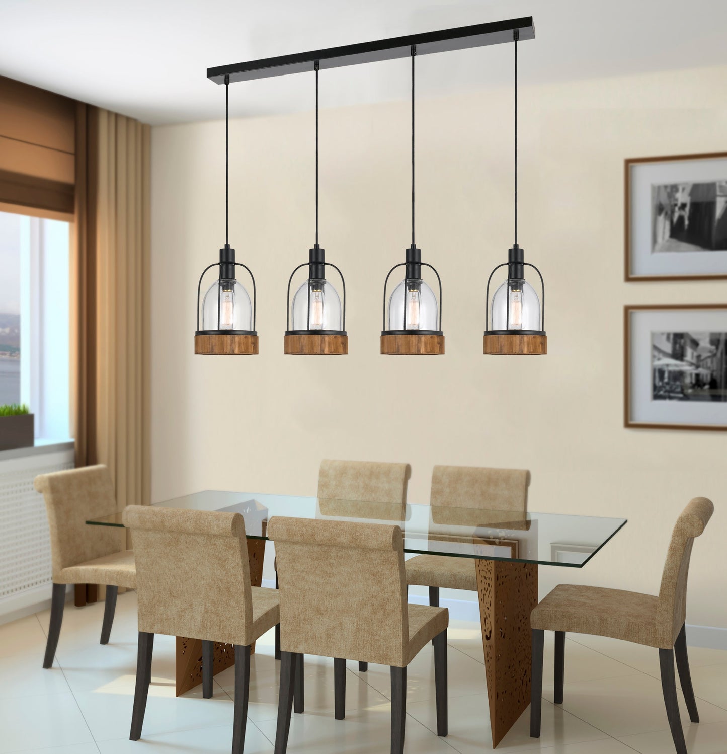 60W X 4 BEACON ISLAND FIXTURE