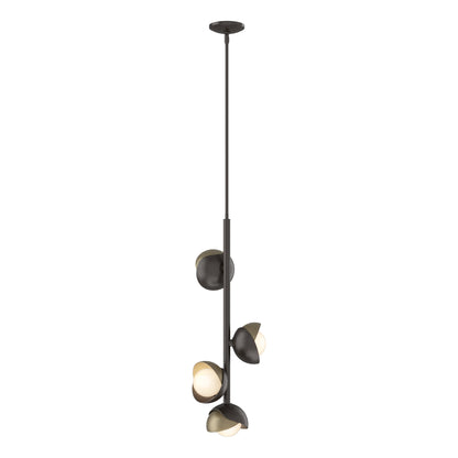 Brooklyn 4-Light Double Shade Vertical Pendant